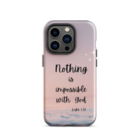 iPhone Case - Luke 1:37