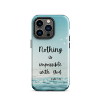 iPhone Case - Luke 1:37