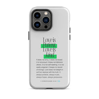 iPhone Case - 1 Corinthians 13:4-7