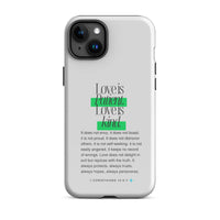 iPhone Case - 1 Corinthians 13:4-7