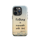 iPhone Case - Luke 1:37