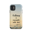 iPhone Case - Luke 1:37