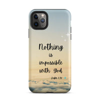 iPhone Case - Luke 1:37