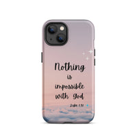 iPhone Case - Luke 1:37