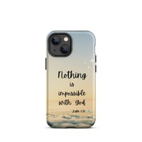 iPhone Case - Luke 1:37