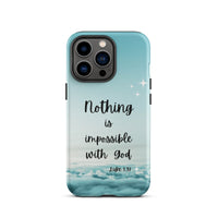 iPhone Case - Luke 1:37