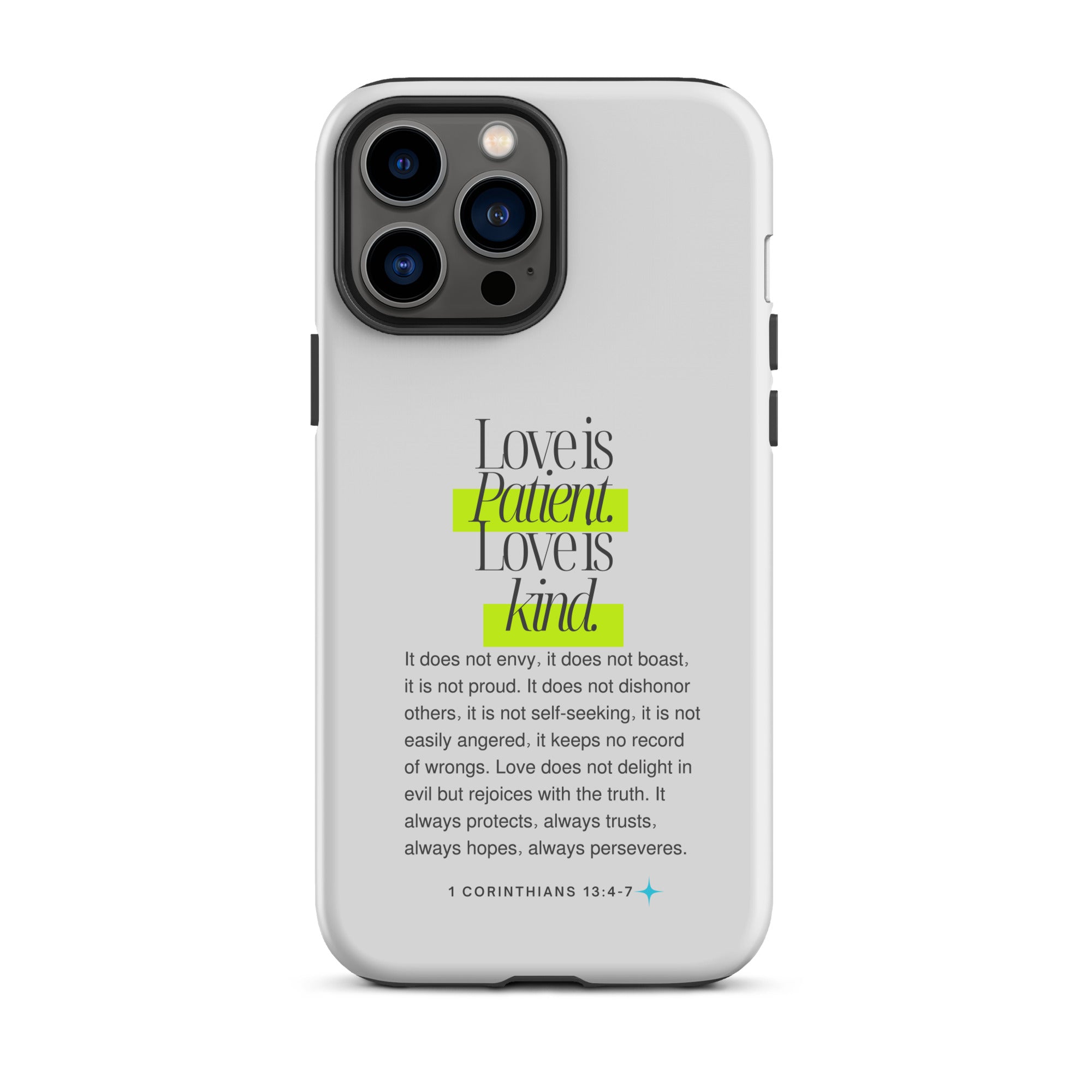 iPhone Case - 1 Corinthians 13:4-7