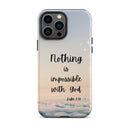 iPhone Case - Luke 1:37