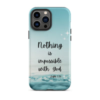 iPhone Case - Luke 1:37