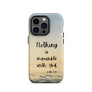 iPhone Case - Luke 1:37