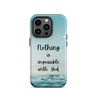 iPhone Case - Luke 1:37