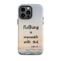 iPhone Case - Luke 1:37