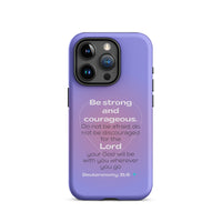 iPhone Case - Deuteronomy 31:6