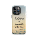 iPhone Case - Luke 1:37