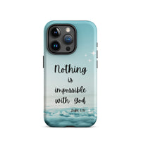 iPhone Case - Luke 1:37