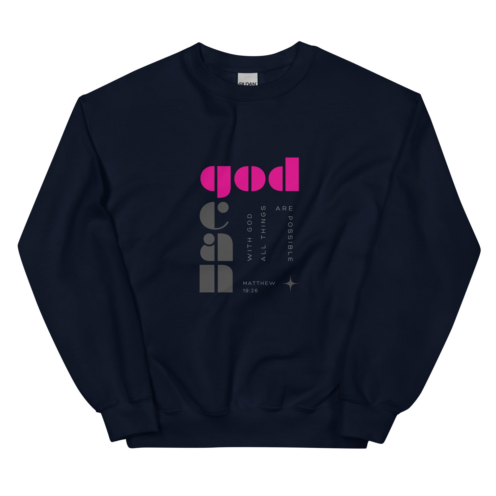 Unisex Sweatshirt - Matthew 19:26