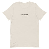 Unisex t-shirt - 1 Corinthians 13:8