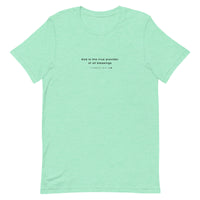 Unisex t-shirt - 1 Timothy 6:17-19