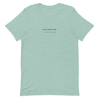 Unisex t-shirt - 1 Corinthians 13:8