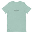 Unisex t-shirt - Matthew 7:7