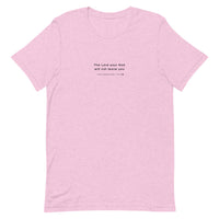 Unisex t-shirt - Deuteronomy 31:6