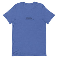 Unisex t-shirt - 1 Thessalonians 5:16-18