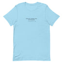 Unisex t-shirt - 1 Corinthians 13:4-7