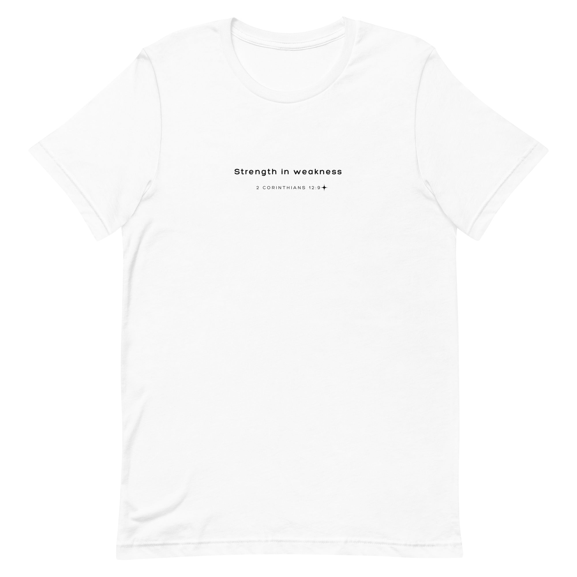 Unisex t-shirt - 2 Corinthians 12:9