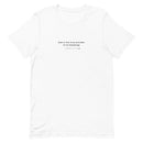 Unisex t-shirt - 1 Timothy 6:17-19