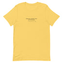 Unisex t-shirt - 1 Corinthians 13:4-7