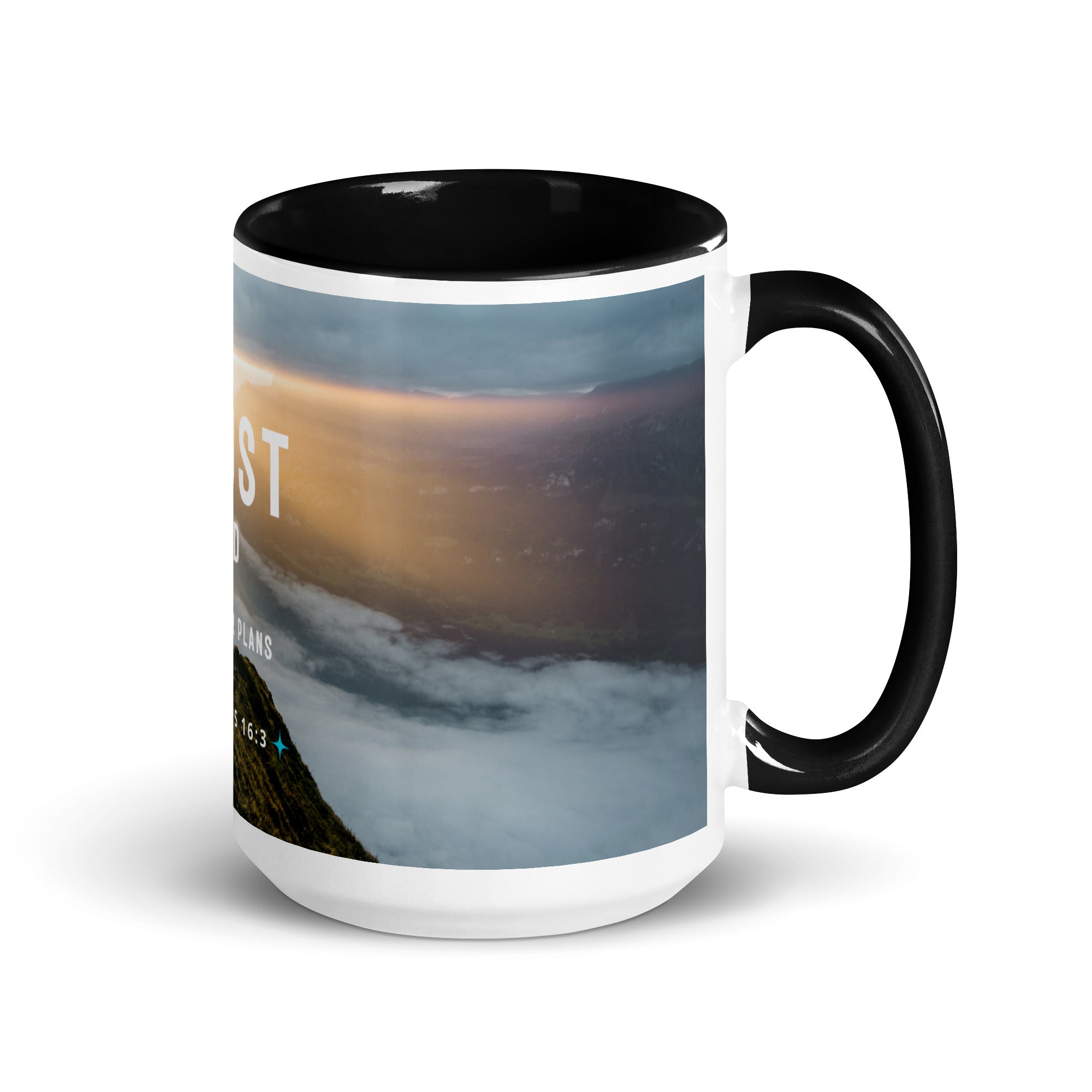 Mug with Color Inside - Proverbs 16:3