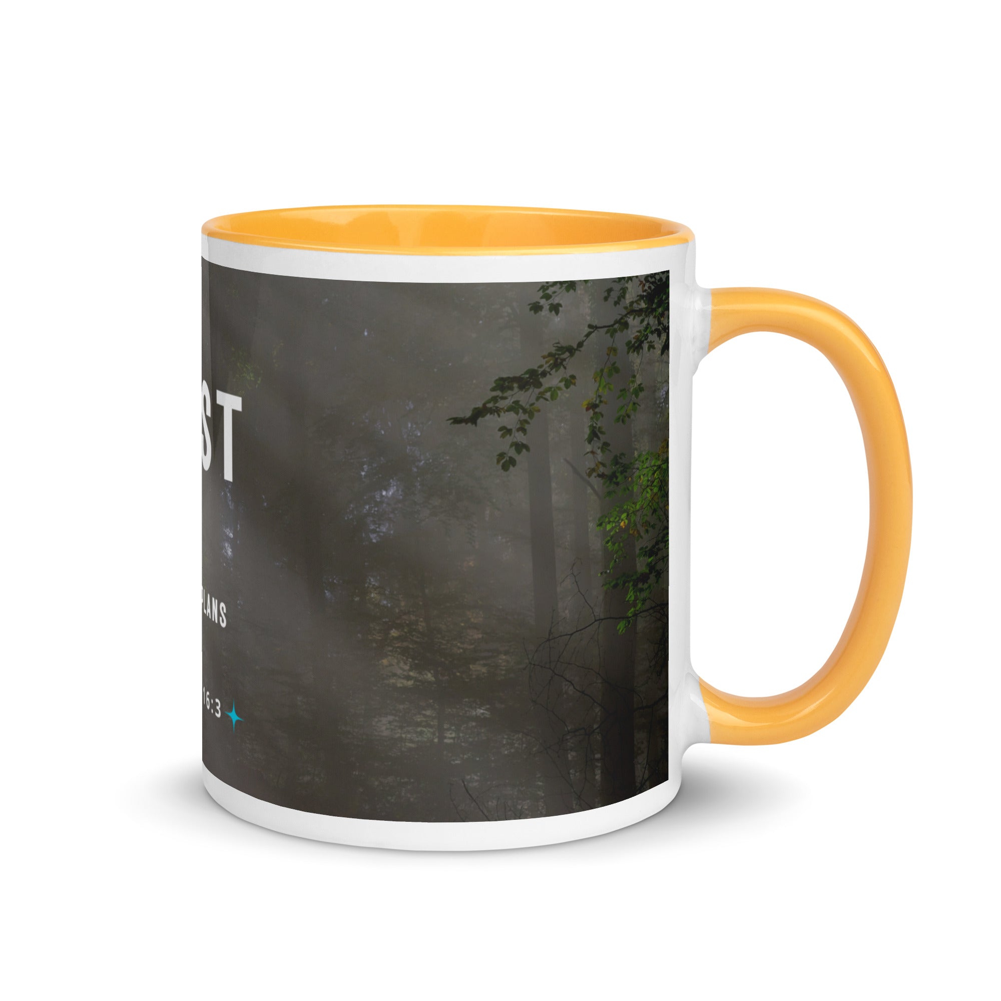 Mug with Color Inside - Proverbs 16:3