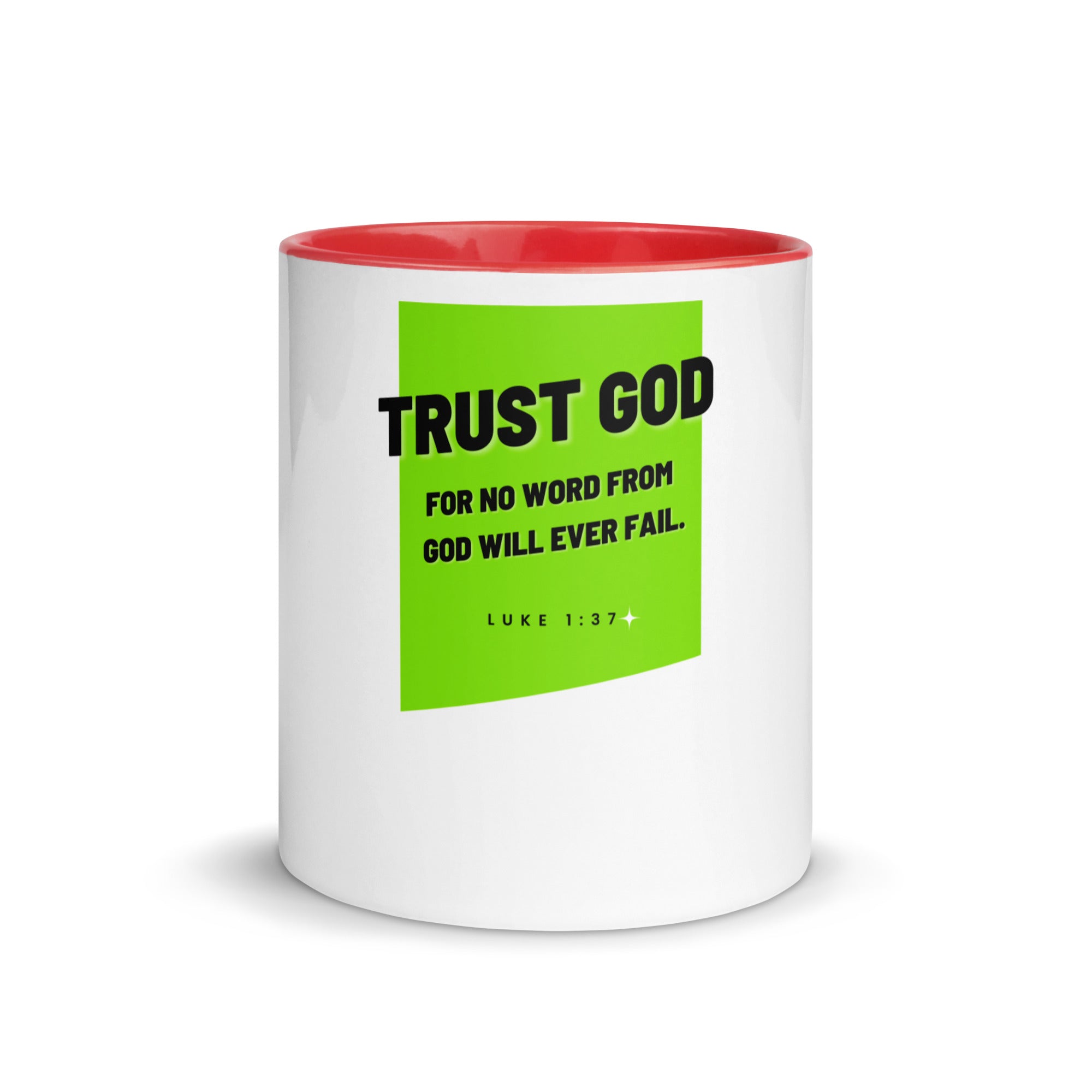 Mug with Color Inside - Luke 1:37