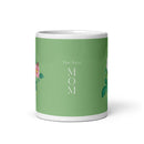 White glossy mug - the best Mom