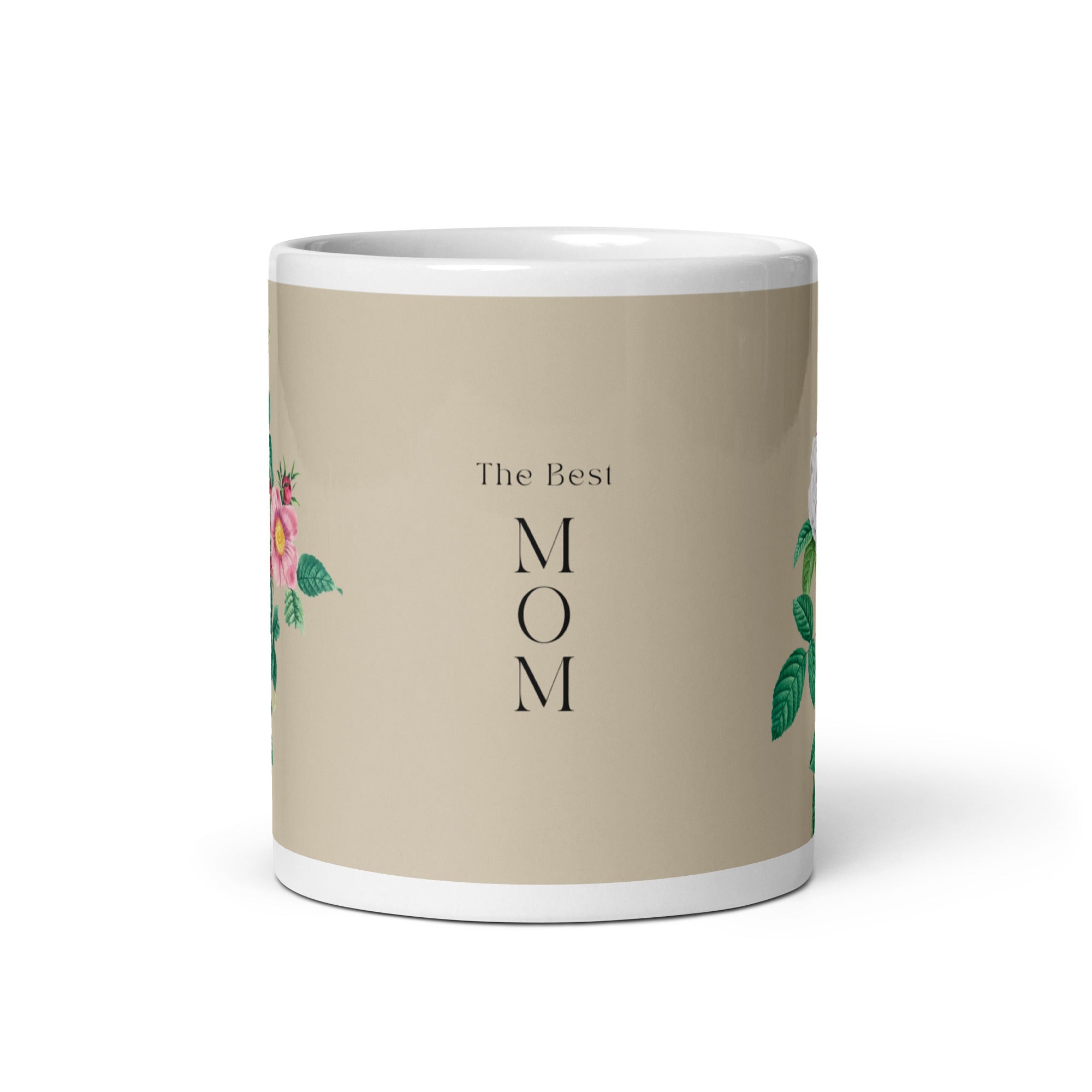 White glossy mug - the best Mom