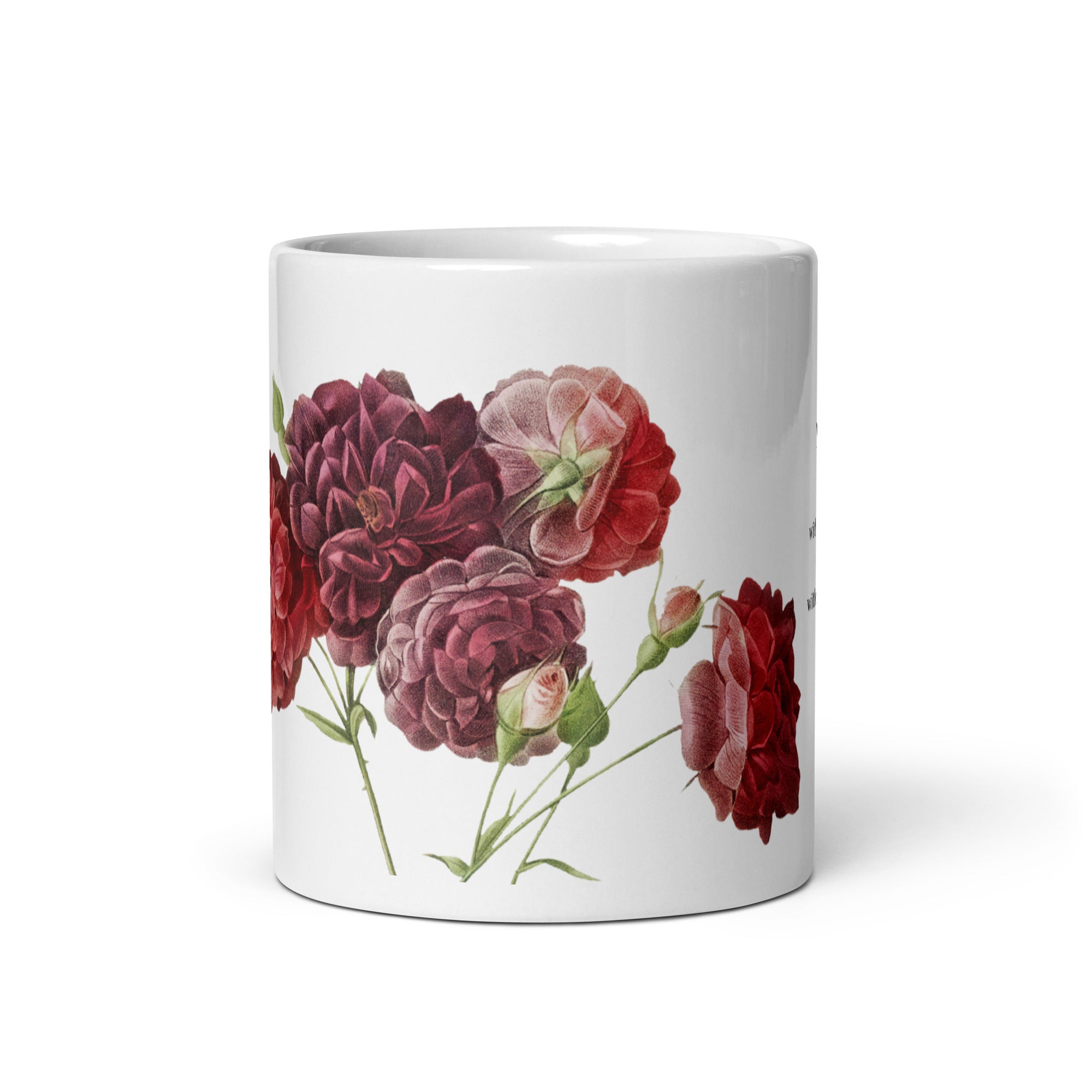 White glossy mug - Mother - Proverbs 31:25