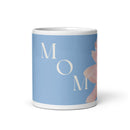 White glossy mug - love you Mom