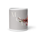 White glossy mug - love you Mom