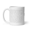 White glossy mug - Psalm 19