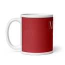 White glossy mug - love you Mom