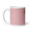 White glossy mug - love you Mom