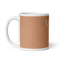 White glossy mug - love you Mom