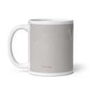 White glossy mug - love you Mom