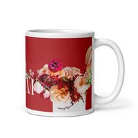 White glossy mug - love you Mom