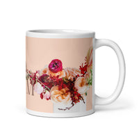 White glossy mug - love you Mom