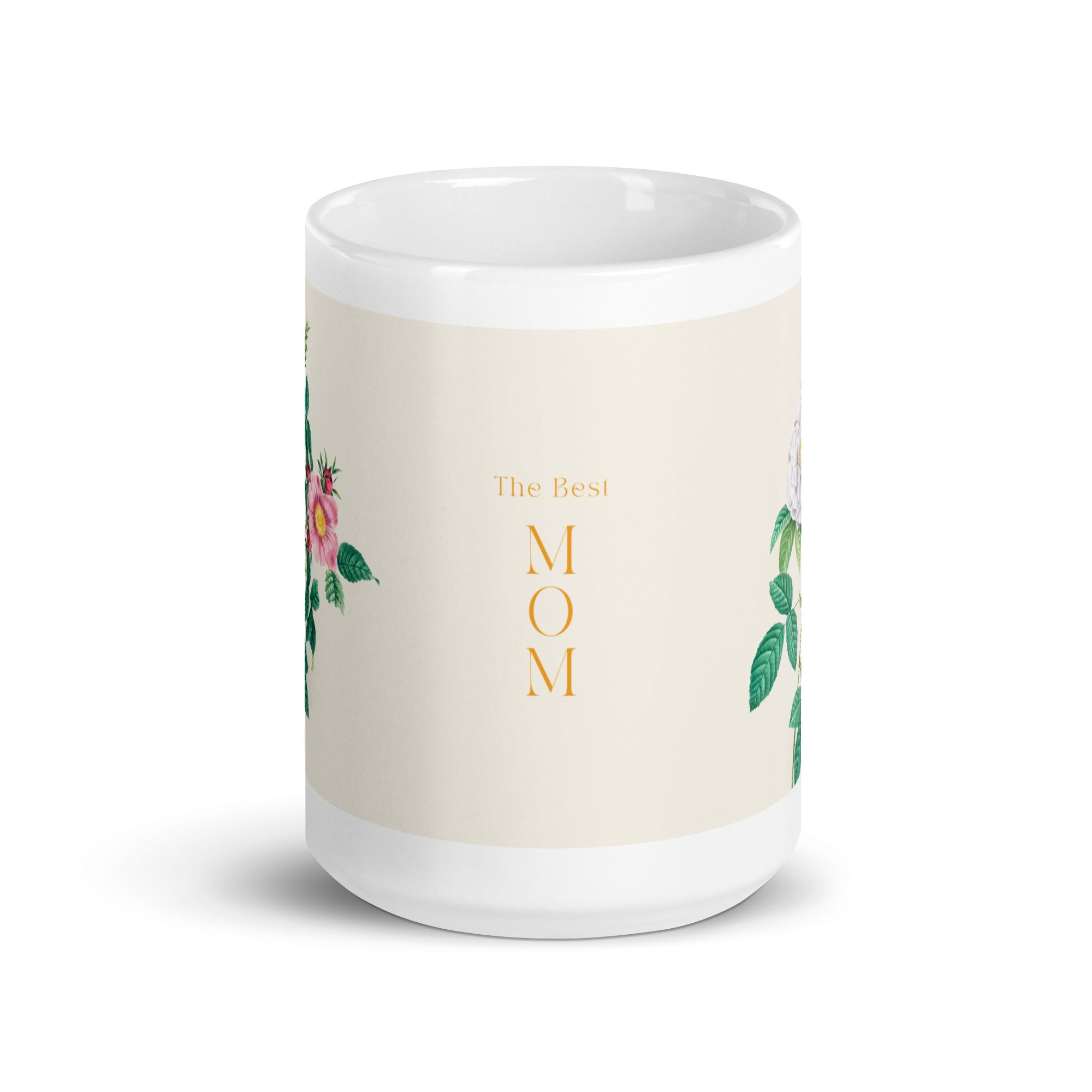 White glossy mug - the best Mom