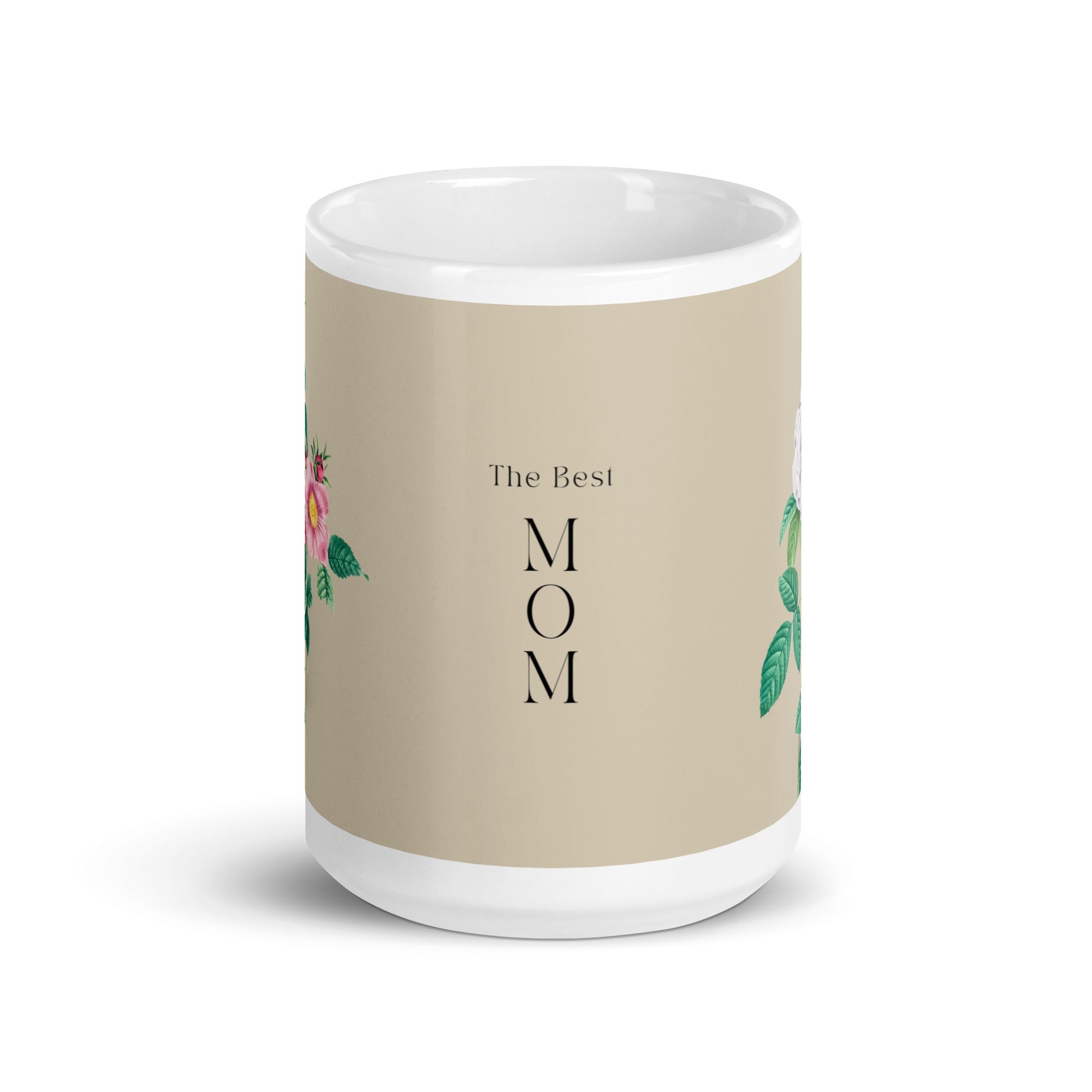 White glossy mug - the best Mom