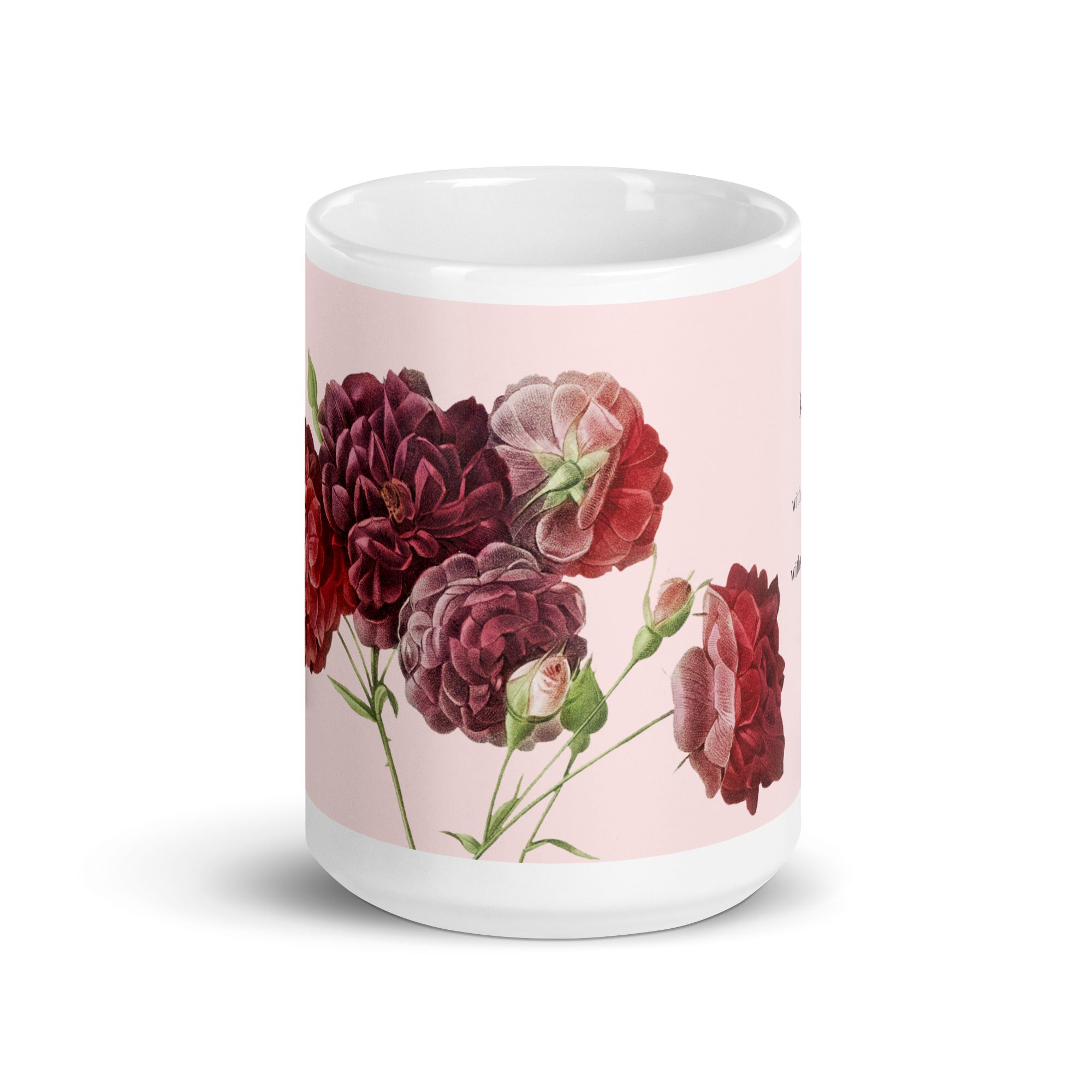 White glossy mug - Mother - Proverbs 31:25