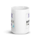 White glossy mug - Psalm 91:9-10