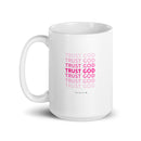 White glossy mug - Psalm 56:3